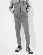 Buy American Eagle Men Grey Training Jogger Online