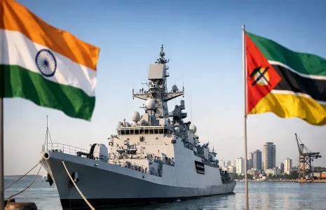 Indian Naval Ship Trikand Makes Port Call At Maputo
