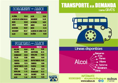 Servicio a la demanda 1 - Holaa - TRANSPORTE ALA DE BOCAIRENT - ALCOI ...