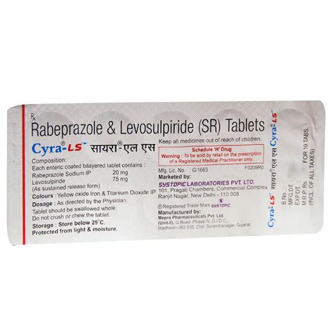 Cyra-LS Tablet | Uses, Side Effects, Price | Apollo Pharmacy