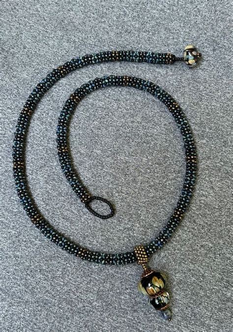 Beaded Tubular Netting Necklace with Sara Hall, 15 Spivey Lake Dr ...