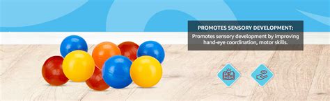 Amazon Brand - Jam & Honey | 50 Plastic Pool Balls 6 cm for Kids ...