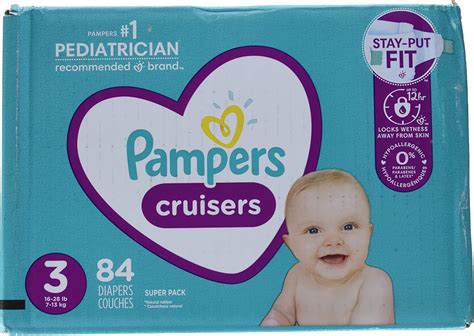 Pampers Diapers Size 3 - Pampers Cruisers Disposable Baby Diapers, 84 ...