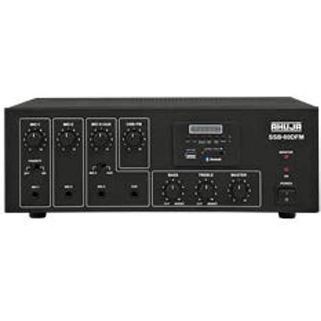 MEDHA D.J. PLUS Professional 120 Watt Karoke Recording Amplifier with ...