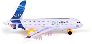 Riya Touch Airbus A380 Electric Aeroplane Toy With Lights And Sound ...