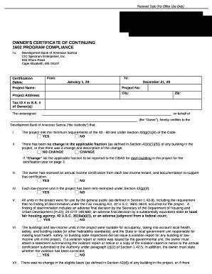 1602 PROGRAM COMPLIANCE Doc Template | pdfFiller