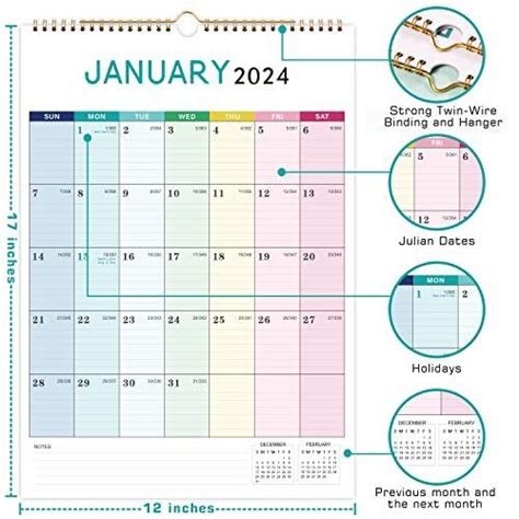 Wall Calendar 2023-2024 - Calendar 2023-2024, July. | Ubuy India