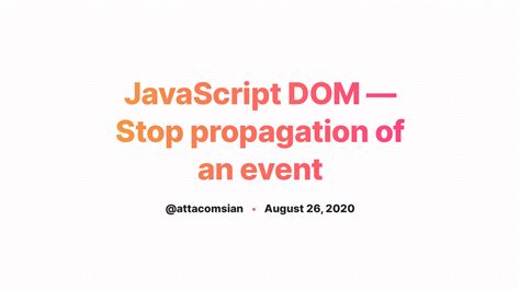 Event Propagation JavaScript 的图像结果