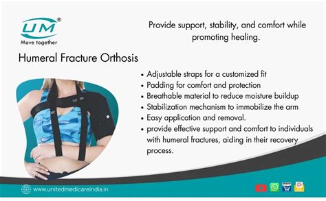 Buy UM Humeral Fracture Orthosis Universal Left/Right | Elbow Wrist ...