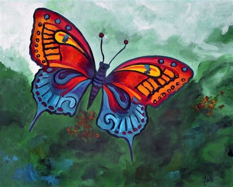 Image result for Butterfly Painting Tutorial