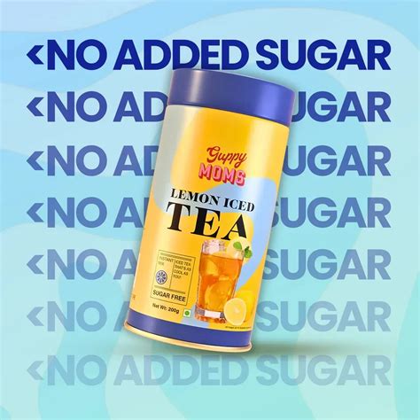 Zesty Lemon Iced Tea - Sugar Crash Relief | Guppy Moms at Toastd