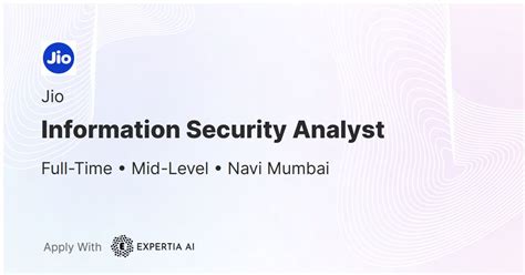 Information Security Analyst Job | Navi Mumbai | Mid-Level