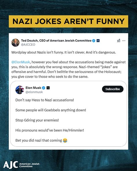 AJC Global | Nazi jokes are neither funny nor clever. They’re dangerous ...