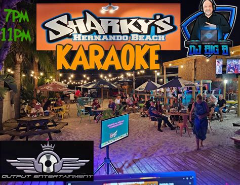 FRIDAY Night Party at Sharkys Bar and Grill- Hernando Beach, Sharky's ...