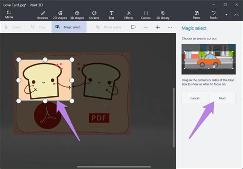 Image result for Using Magic Select in Paint 3D