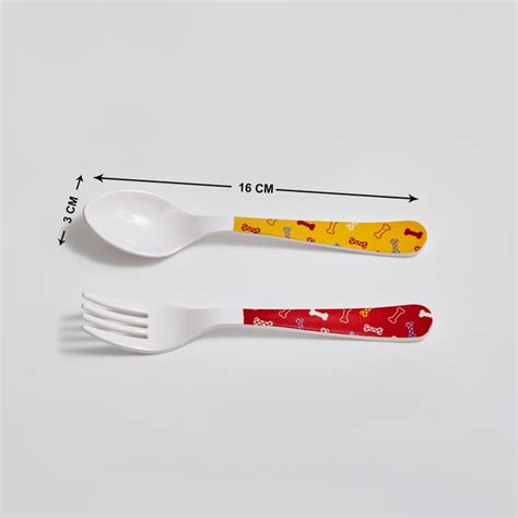 Buy Glee Kids Melamine Printed Spoon and Fork Set from Home Centre at ...
