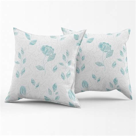 Blooming Roses Aqua Cushion Cover – haus & kinder
