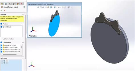 Image result for Make Smart Component SolidWorks