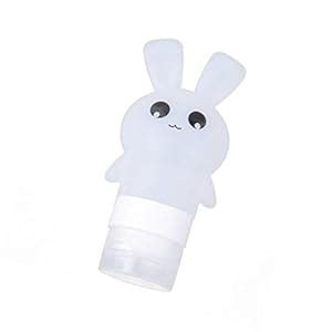 Conditioner Piesl Silicone Travel Squeeze Bottles Kawaii Rabbit ...