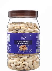 SAO FOODS Salted Roasted Cashews 500 gm Cashews Price in India - Buy ...