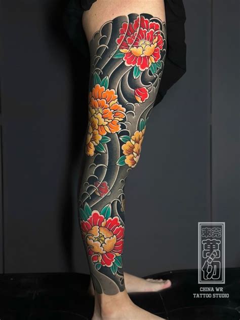 Pin by 3LackLa3eLz on ไอเดียรอยสัก | Full leg tattoos, Japanese leg ...