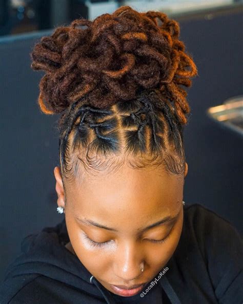 Dreadlocks Updo Hairstyles For Women