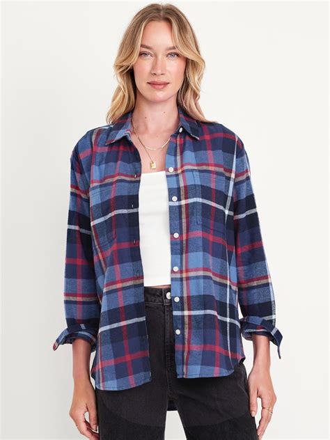 Blue Flannel Shirts | Old Navy