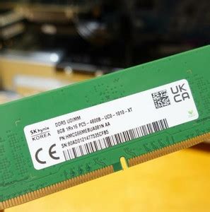 Sk Hynix 8GB DDR5 DESKTOP 4800B DDR5 8 GB (Single Channel) PC ...