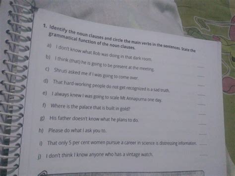 Atate the grammatical functions of the noun - Brainly.in