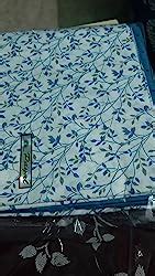 Miraan Women's Cotton Unstitched Dress Material (White, Free Size ...