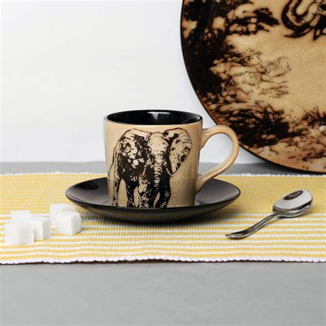 Buy Imperial Elephant Cup And Saucer-210 ml from Home Centre at just ...