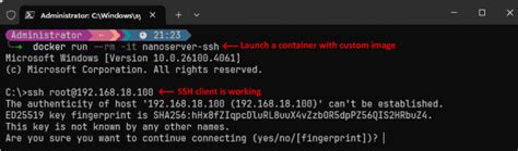 Windows Containers SSH 的图像结果