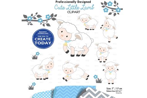 Lamb With Cross Clipart