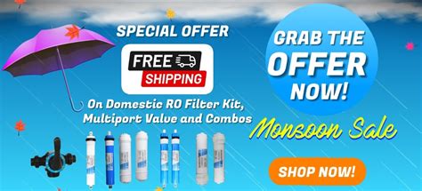 Grab the free Shipping offer on “Domestic RO Filter Kit, Multiport ...