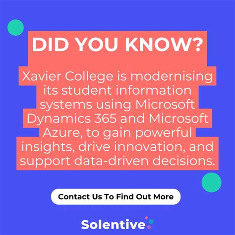 Xavier College begins a process of modernising its student information systems on Dynamics 365 and A