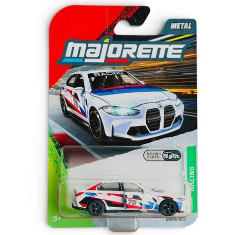Majorette BMW M3 Racing 1:64 Scale Metal Diecast Car with Moving Parts ...