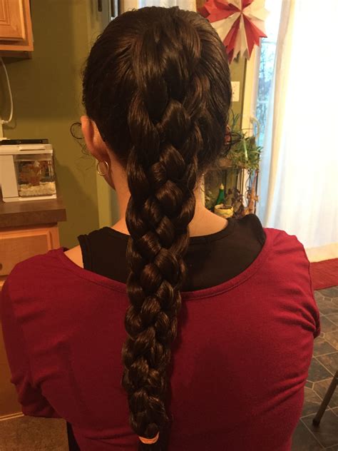 5-strand braid | Braids for long hair, Braided hairstyles, Long hair styles