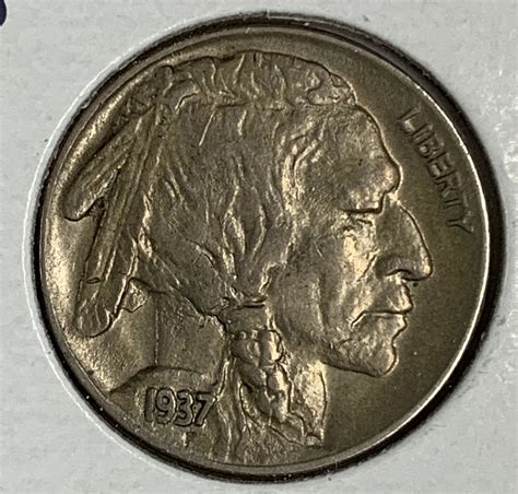 1937-D Buffalo Nickel, 3-Leg , AU+ (8849) - For Sale, Buy Now Online ...
