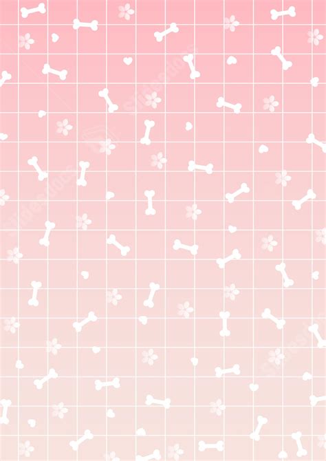 Pink Dog Bone Wallpaper