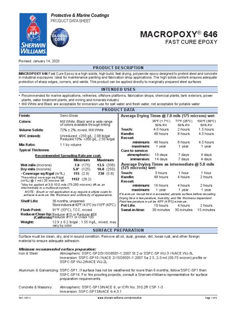 MACROPOXY 646 (2) | PDF | Epoxy | Concrete