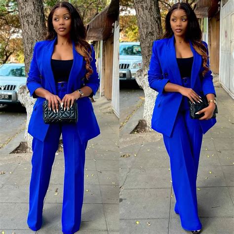Elegant-Royal-Blue-Women-Suits-Peaked-Lapel-Pocket-Custom-Made-Blazers ...