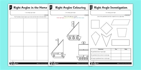 PlanIt Maths Y3 Properties of Shapes Right Angles Home Learning