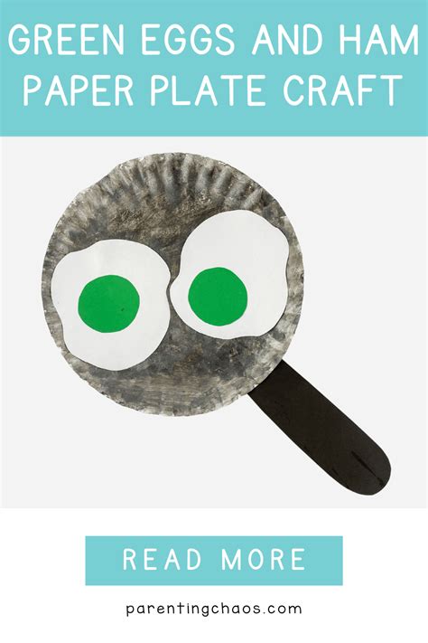 Green Eggs and Ham Paper Plate Craft ⋆ Parenting Chaos