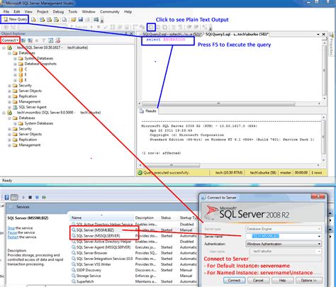 Find all MSSQL Instances running, Connect and show Version | Windows ...