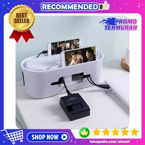 Jual Kotak Kabel Organizer Serbaguna Wire Cable Management Box ...