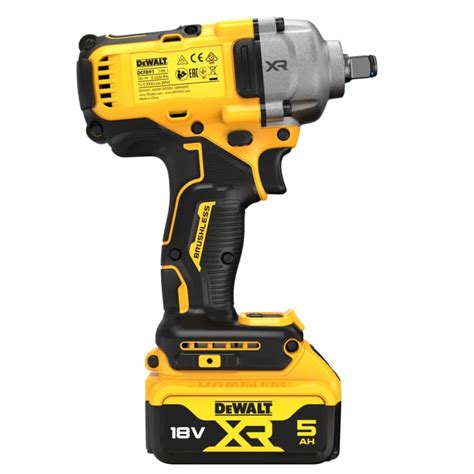 DCF891P2T-GB DeWALT | DeWALT 1/2 in 18V, 5Ah Impact Wrench Type G ...