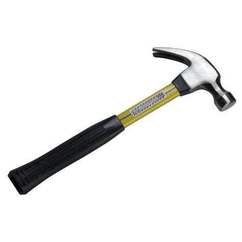 Nupla 16-oz Rounded Face Steel Head Fiberglass Claw Hammer at Lowes.com