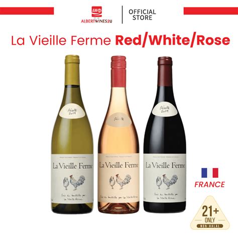 La Vieille Ferme (Red/White Wine) 法国 红酒 白酒 粉红酒 | Shopee Malaysia