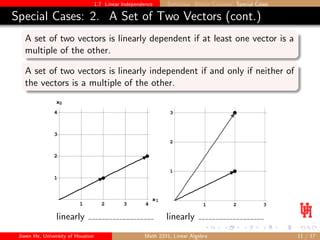 Image result for Linear Dependent Example in Linear Algebra